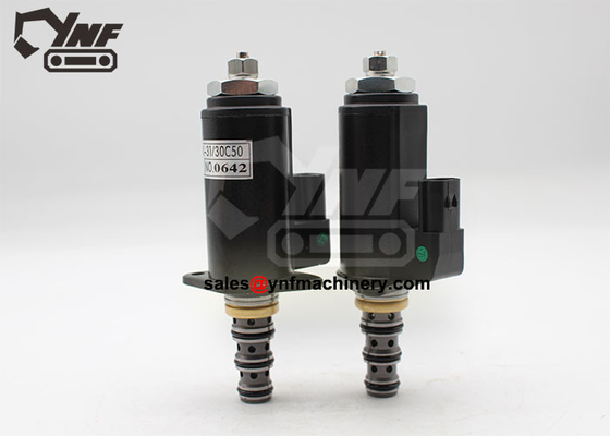 Клапан соленоида YJ35V00004F1 маленькой руки гидронасоса SK15SR PU07001 двухскоростный