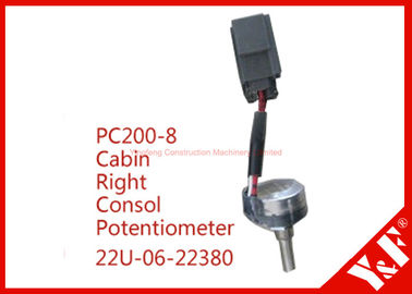 Потенциометр 22U-06-22380 Consol права кабины частей PC200-8 землечерпалки KOMATSU электрический