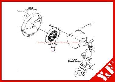 Подгонянные части землечерпалки KOMATSU